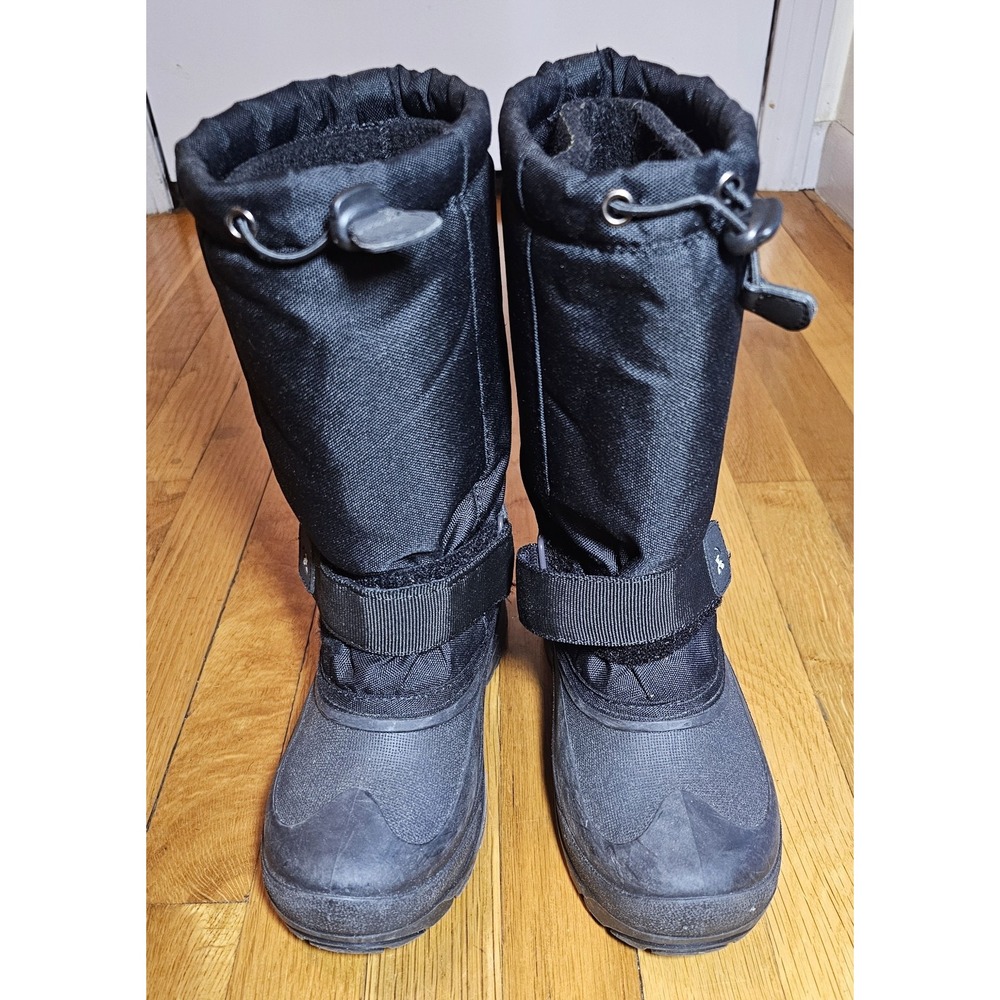 Kamik Rocket Waterproof Winter Lined Snow Boots Black Boys Youth Size 5